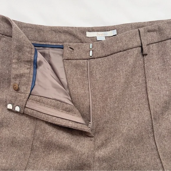 Boden Brown Wool Blend Preppy Elevated Basic Classic Career Pants Women’s Sz 14 - Picture 4 of 11